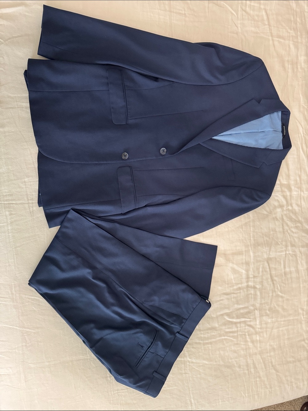 Egara Navy Blue Two-Piece Suit